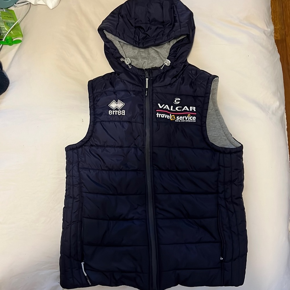puffy vest with hood